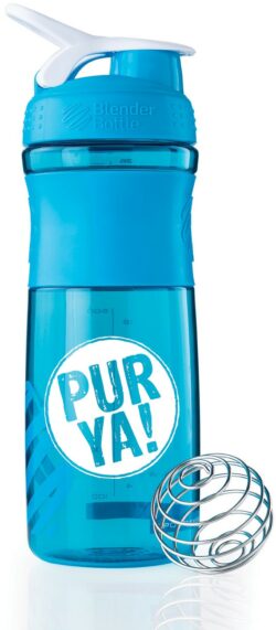 PURYA! Shaker Aqua/White 1 Stück
