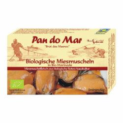 Pan do Mar Biologische Miesmuscheln in Bio-Marinade 10 x 115g