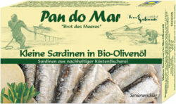 Pan do Mar Kleine Sardinen in Bio-Olivenöl 10 x 90g