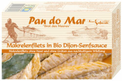 Pan do Mar Makrelenfilets in Bio Dijon-Senfsauce 10 x 90g