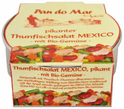 Pan do Mar Pikanter Thunfischsalat Mexico mit Bio-Gemüse 6 x 250g