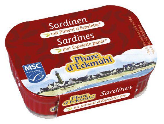Phare d´Eckmühl Sardinen mit Olivenöl und Piment d'Espelette 11 x 135g
