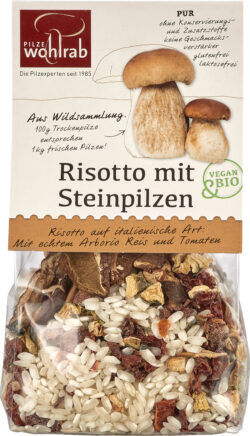 Pilze Wohlrab BIO-Risotto mit Steinpilzen á 175g ***