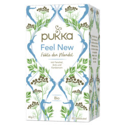 Pukka Bio-Kräutertee Feel New, mit Fenchel, Anis und Kardamom, 20 Teebeutel 4 x 40g