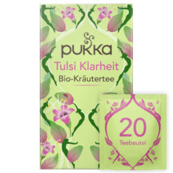 Pukka Bio-Kräutertee Tulsi Klarheit, 20 Teebeutel 4 x 36g