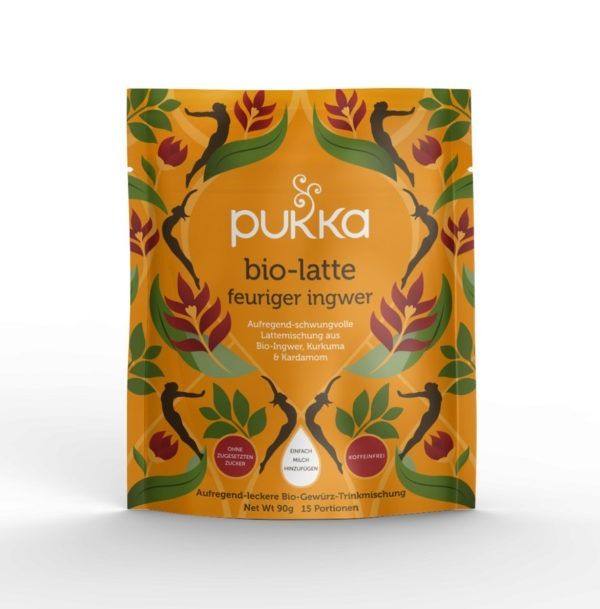 Pukka Bio-Latte Feuriger Ingwer 4 x 90g