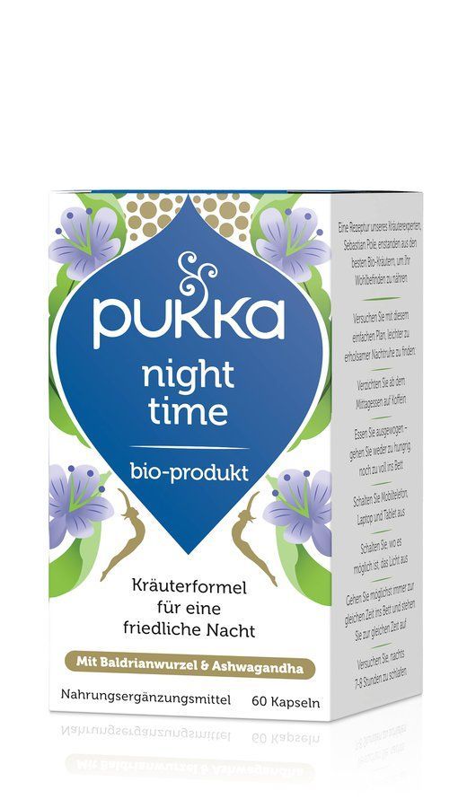 Pukka Night Time 60 Vegetarische Kapseln Bio 34g