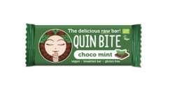 QUIN BITE BIO ORGANIC RAW FRIUT & NUT BAR CHOCO MINT 12 x 30g