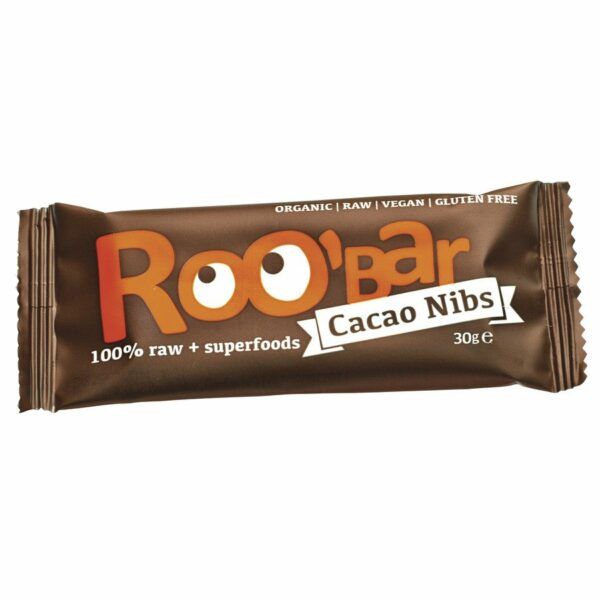 ROO´BAR ROOBAR cacao nibs & almonds 20 x 30g