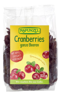 Rapunzel Cranberries, ganze Beeren 8 x 100g