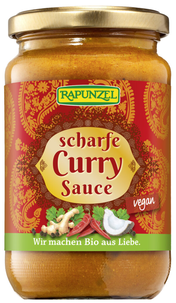 Rapunzel Curry-Sauce scharf 350ml