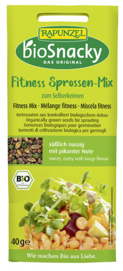 Rapunzel Fitness Sprossen-Mix bioSnacky 40g