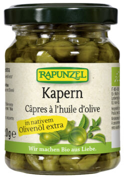 Rapunzel Kapern in Olivenöl 120g