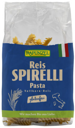 Rapunzel Reis-Spirelli - Getreidespezialität aus Vollkorn-Reis 12 x 2502