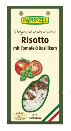 Rapunzel Risotto mit Tomaten & Basilikum 2502