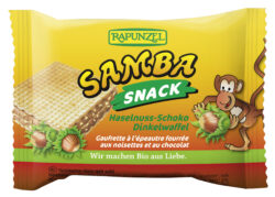 Rapunzel Samba Snack, Haselnuss-Schoko Schnitte 24 x 25g