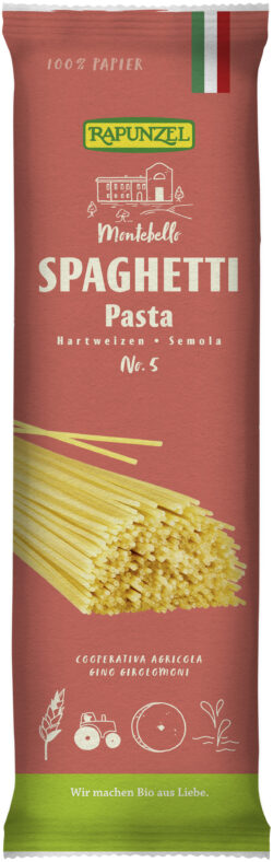 Rapunzel Spaghetti Semola, no.5 500g