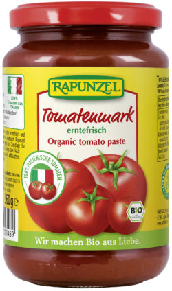 Rapunzel Tomatenmark, einfach konzentriert, 22% Tr.M. 6 x 360g