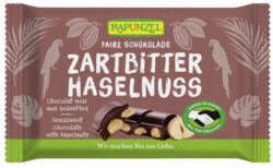 Rapunzel Zartbitter Schokolade 60% Kakao mit Haselnuss HIH 100g