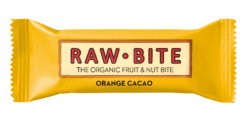 Raw Bite Fruchtriegel Orange Cacao 12 x 50g