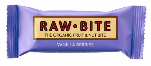 Raw Bite Fruchtriegel Vanilla Berries glutenfrei 12 x 50g
