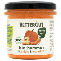 Rettergut Bio Hummus Kürbis & Karotte 6 x 135g