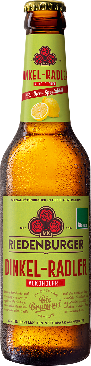 Riedenburger Brauhaus Riedenburger Dinkel-Radler Alkoholfrei 10 x 0,33l