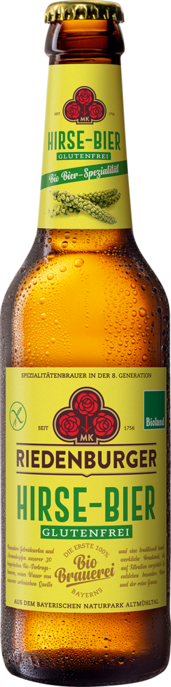 Riedenburger Brauhaus Riedenburger Hirse-Bier Glutenfrei 10 x 0,33l