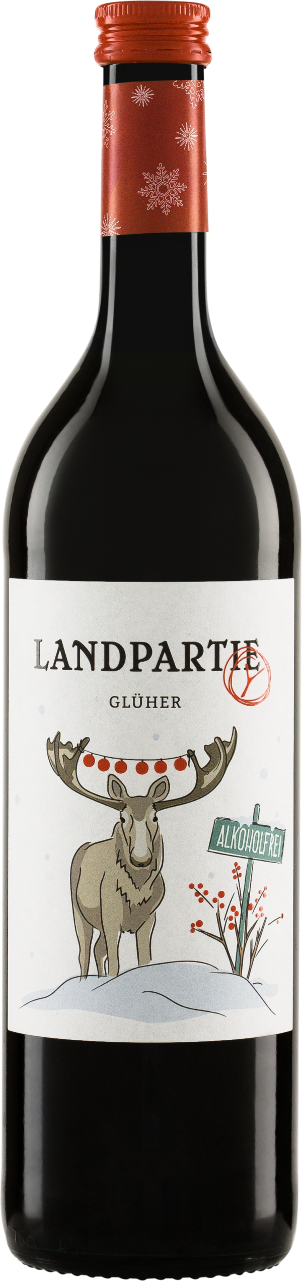 Riegel Eigenmarke LANDPARTY Premium-Glüher alkoholfrei Rot 6 x 0,735l