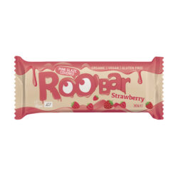 Roobar Pink Chocolate Covered Strawberry Bar, Bio 16 x 30g