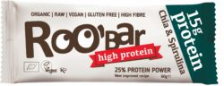 Roobar Protein Chia & Spirulina, 60g, glutenfrei 10 x 60g
