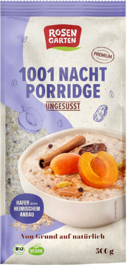 Rosengarten 1001-Nacht Porridge ungesüßt 6 x 500g