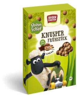 Rosengarten Shaun das Schaf - Knusper-Frühstück Kakao 6 x 325g