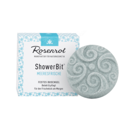 Rosenrot Naturkosmetik ShowerBit® - festes Duschgel Meeresfrische - 60g - in Schachtel 60g