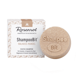 Rosenrot Naturkosmetik festes ShampooBit® Walnuss-Mandel - 60g - in Schachtel 60g