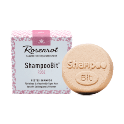 Rosenrot Naturkosmetik festes ShampooBit® Rose - 55g - in Schachtel 55g