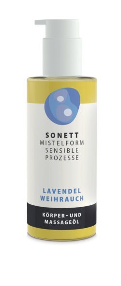 SONETT MISTELFORM. SENSIBLE PROZESSE Körper- und Massageöl Lavendel-Weihrauch 6 x 145ml