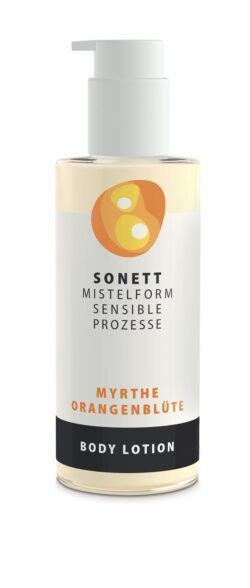 SONETT MISTELFORM. SENSIBLE PROZESSE Körper- und Massageöl Myrthe-Orangenblüte 145ml