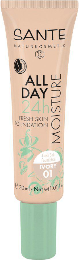 Sante All Day Moisture 24h Fresh Skin Foundation 01 ivory 30ml