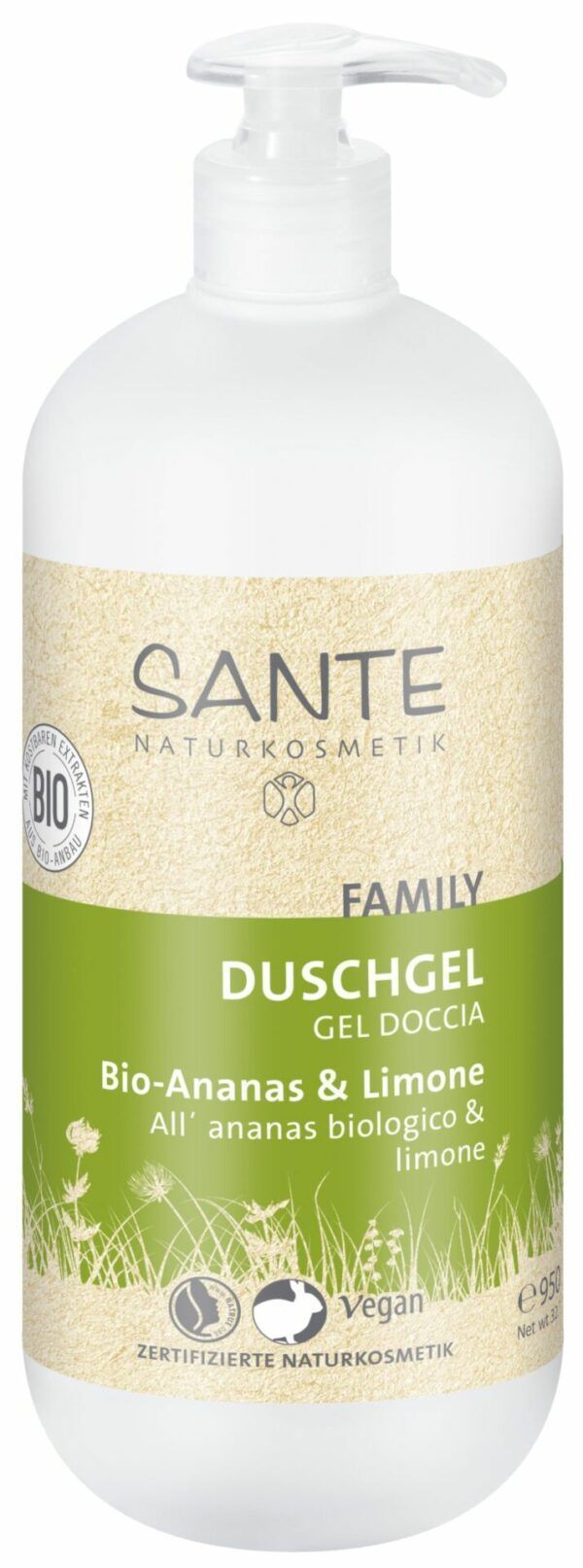 Sante FAMILY Duschgel Bio-Ananas&Limone 950ml