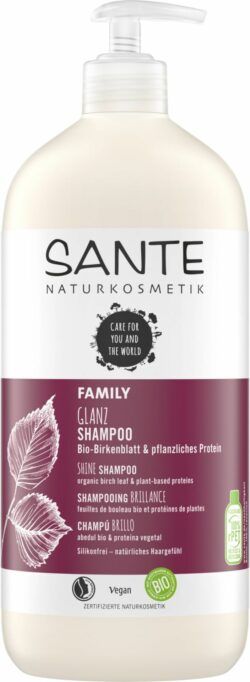 Sante FAMILY Glanz Shampoo Bio-Birkenblatt & pflanzliches Protein 950ml