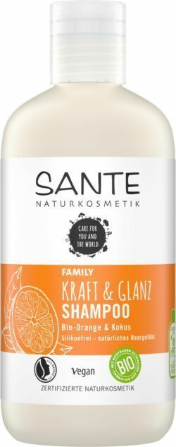 Sante FAMILY Kraft & Glanz Shampoo Bio-Orange & Kokos 250ml