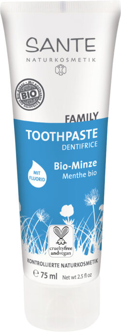 Sante FAMILY Toothpaste Bio-Minze mit Fluorid 75ml