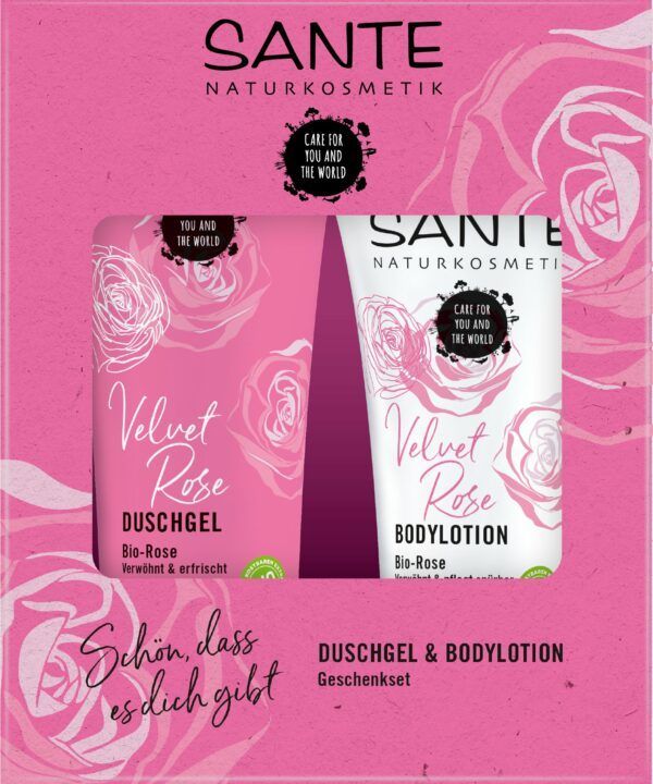 Sante LE SET Velvet Rose Duschgel + Bodylotion 1Stück
