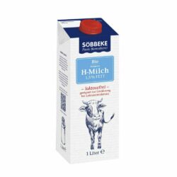 Söbbeke haltbare fettarme Bio-Milch, laktosefrei 12 x 1l