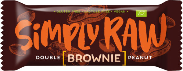 Simply Raw Brownie Double Peanut 16 x 45g
