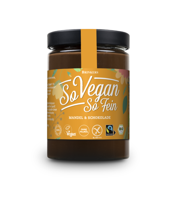 So Vegan So Fein Bio Mandel & Schokolade Creme 6 x 600g