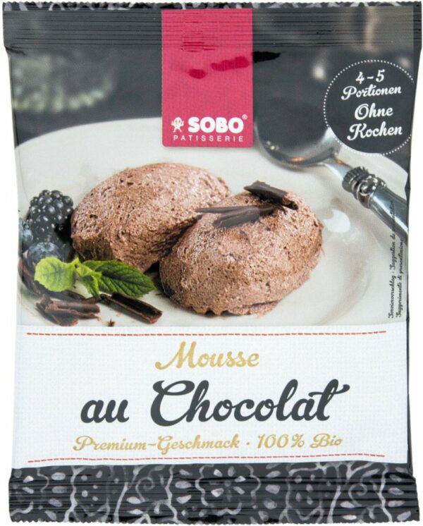 Sobo Mousse au Chocolat 12 x 77g