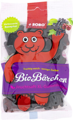 Sobo Rote Bio-Bärchen XL, mit Pektin, vegan 16 x 100g