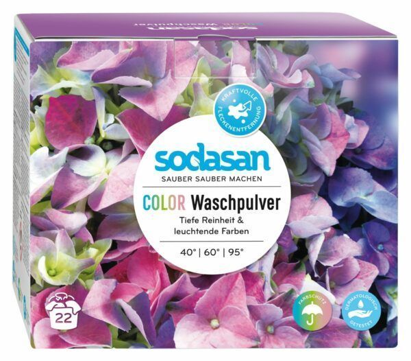 Sodasan Wasch- und Reinigungsmittel GmbH Color Waschpulver 4 x 1,2kg
